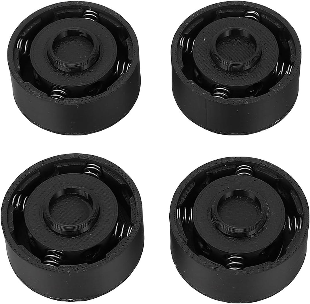 Hyuduo Anti Vibration Damping Feet Pads, Anti Vibration Feet Kit, for K1 SE K1C K1 Maximum 3D Printer, with Rubber, ABS, Alloy
