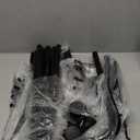 Clothes Rack - Double Rods Clothing Rack with Mesh Shelf, Hooks & Wheels, Metal Clothing Racks for Hanging Clothes & Bags, Multifunctional Garment Rack for Laundry, Black, 28.7" x 16.5" x 59.1"