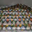 Lattice Stained Glass Window Film Static Cling with Tools - 35.4 x 78.7 Inch Non-Adhesive Privacy Decorative Rainbow Film for Windows, Doors, Sidelights - Easy Install & Remove