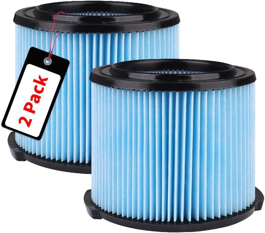 VF3500 Replacement Filter for Ridgid Shop Vacuum 3-4.5 Gallon Wet Dry Vacuum, 3 Layer Filters for Ridgid Shop Vac WD3050 WD4050 WD4070 WD4522, 2 Pack