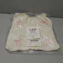 Floerns Women's Bow Crochet Hollow Out Shoulder Tote Bag Cute Casual Knitted Totes Handbags (Beige and Pink)