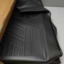 YQ Floor Mats for 2022-2026 Toyota Tundra All Weather TPE Custom Fit 2 Row | CrewMax Cab ONLY, Fits 3rd Gen, SR SR5 TRD Pro Platinum, 3D Laser Scan Custom Fit, Waterproof Non-Slip Truck Liners