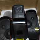 Under Desk Elliptical Machine, Electric Elliptical Leg Exerciser for Seniors with 12 Adjustable, Portable Quiet Elliptical Exercise Machine, Seated Pedal Exerciser with Remote Control (Orange)