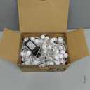 Minetom Mini Globe String Lights, 66 Ft. 200 LED Fairy String Lights Plug in, 8 Modes with Remote, Decor for Indoor Outdoor Party Wedding Christmas Tree Garden, Warm White