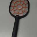 Bug Zapper Racket  Electric Fly Swatter for Gnats, Mosquitoes, & More  Harmless-to-Humans Outdoor Bug Zapper Battery Operated  Handheld Electric Fly Swatter Indoor Racket