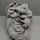 2-Pack Pure Cotton Twin XL Fitted Sheet for Adjustable Bed Split King, 600 TC 16" Deep Pocket Egyptian Cotton Fitted Sheet (2pcs, Twin XL, Gray)