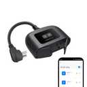 EIGHTREE Outdoor Smart Plug Waterproof IP44, Smart Outlet Plug with 2 Independently Controlled Outlets, Compatible with Alexa and Google Assistant, Voice & Remote Control, Timer&Schedule, 2.4GHz Only