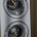 Fivemengo 2 Pack Glass Pendant Lights Kitchen Island 8.7 Inches Modern Gold Glass Pendant Light Fixtures Brass Hanging Lighting for Kitchen Over Sink Dining Room Bedroom E26