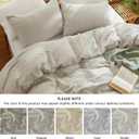 Bedsure 100% Muslin Cotton Duvet Cover King Size - Ultra-Soft Gauze Duvet Cover, PureWoven Breathable & Lightweight Bedding Set with Button Closure and Corner Ties (Linen, King, 104"x90")