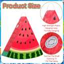 Aoriher Small Watermelon Piñata with Blindfold Bat Fruit Piñata Summer Decorations for Birthday Party Summer Theme Party Game Supplies, 12.6 x 13 x 3