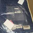 ELEGANT LIFE HOME Reversible Royal Cotton Velvet Pic-Stitch Bedding Quilt - Twin - 68'' x 90'', Dusty Blue