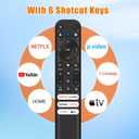 Voice Remote Replacement for TCL Google TV,RC813 Remote Control Only Compatible with TCL QM8/QM7/Q7/Q6/Q5 Series Android Smart TV