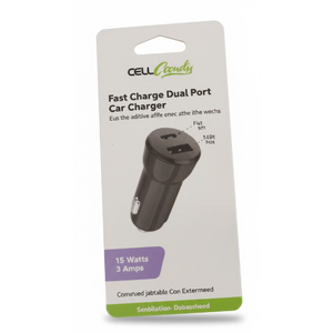 CellCandy - Dual Port Car Charger - USB-C & USB-A