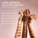 L'Oreal Paris Lumi Bronze Le Stick Soleil Bronzer Stick, Cream-To-Powder Bronzer For A Sunkissed Face Makeup Glow, 100 Sunkissed Ros