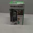 Hamilton Beach Smooth Edge Electric Automatic Can Opener for Kitchen with Easy Push Down Lever, Extra Tall, Includes Stainless Steel Scissors, Black and Chrome (76607)
