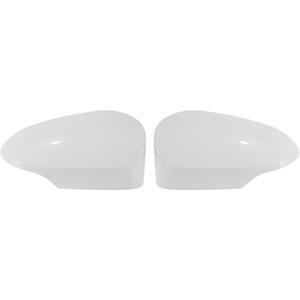 Motoforti 1 Pair Door Wing Mirror Cover for Toyota Yaris 2012-2019 Left Right Outside Rearview Mirror Shells Cap Housing for Toyota Yaris White