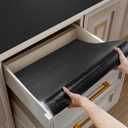 Shelf and Drawer Liner for Kitchen Cabinet Non-Adhesive Non Slip, 23.6"W x 236"L