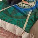 Northwest NBA Milwaukee Bucks Unisex-Adult Raschel Throw Blanket, 60" x 80", Shadow Play