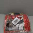 ZOBER 600D Oxford Fabric Rolling Christmas Tree Storage Bag - Fits 7.5 Ft Artificial Trees - Waterproof Christmas Tree Bag For Storage Box For Xmas, Durable Handles and Wheels - Card Slot - Red