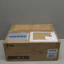 TCL Ceiling Fans with Lights, 52 Inch Low Profile Ceiling Fan with Light and Remote Control, Flush Mount, DC Reversible Motor, Noiseless, 6 Speeds Ceiling Fan for Bedroom (White)