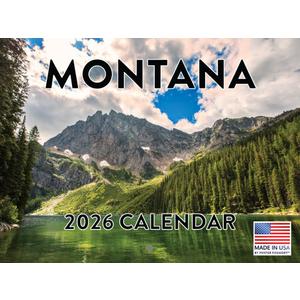 Montana Calendar 2026 Wall 12 Month Monthly MT Scenic Souvenirs Themed Gifts | American Made In The USA