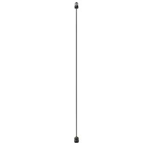 Novelty Lights E26 Medium Base 36 Inch Light Socket Extension Drop Cord, Commercial Grade for Outdoor String Lights, UV and Weather Resistant, Max 11 Watts, Black