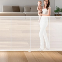 Retractable Baby Gates for Stairs, 78" Extra Wide Retractable Dog Gate with Support Rods for The House, 42" Extra Tall Baby Safety Gates Pet Gate for Doorways, Hallways, Indoor, Outdoor