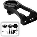 Out Front Mount for Garmin,Wahoo Bike Computer Mount Suitable for 32mm Center Stem Bolts Handlebar,Cycling Extended Holder Compatible with Wahoo Elemnt,Bryton,Cateye,GoPro Full Range,Horn & Lights