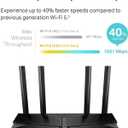 TP-Link Smart WiFi 6 Router (Archer AX10) 4 Gigabit LAN Ports, Dual Band 802.11AX Router, Beamforming, OFDMA, MU-MIMO, Parental Controls, Dual-Core 900MHz Processor, Works with Alexa