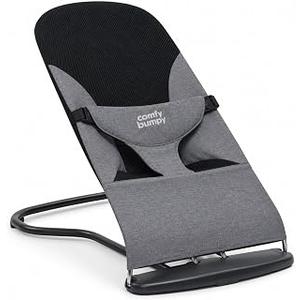 ComfyBumpy Portable Baby Bouncer, Organic Cotton, 3-Position Recline
Breathable Mesh Sides, 8-20 lbs Babies, Foldable Design, 3-Point Harness, Travel Carry Case (Graphite)