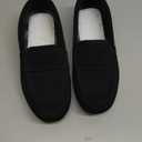 Vespiero Loafers for Women Comfortable Slip on Work Flats Shoes Womens Dressy Casual Walking Shoes (8.5 Wide, Black)