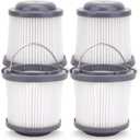 PVF110 Replacement Filters for Black and Decker Handheld Pivot Vacuums PHV1810 PHV1410 PHV1210 BDH2000PL BDH2020FLFH BDH2020 FLBDH1620FLFH, Compare to Part # 90552433-4Pack