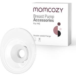 Momcozy M5 Double-Sealed Flange 27mm. Original M5 Breast Pump Replacement Accessories, 1PC (27mm)