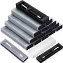 Crtiin 30 Pcs Black Pen Gift Boxes Empty Black Gift with Folding Instructions, Pen Cases with Clear Sleeves and Paper Support Box of Pens Jewelry Present for Business Souvenir Supplies