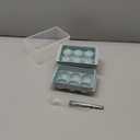 WIBIMEN Large Ice Cube Molds, Big Round Whiskey Ice Cube Trays for Freezer, Easy to Fill & Release, Whiskey Bourbon Cocktail(1.9In*6 Balls Blue/2 Pack)