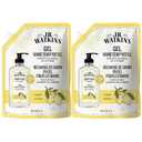 J.R. Watkins Gel Hand Soap Refill, Moisturizing Hand Wash, Formulated with Plant-Based Cleansers, Alcohol-Free, Cruelty-Free, Lemon, 34 Fl Oz, 2 Pack
