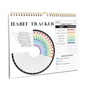 Lamare Habit Tracker Calendar – Premium Daily Habit Tracker Journal and Goal Board, Workout Motivation & Productivity Tool