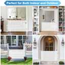 55 Inch Retractable Baby Gates for Doorways Retractable Dog Gate for Stairs Outdoor Retractable Gate Mesh Baby Gate Retractable Gates for Dogs Indoor Large Dog Gate Child Gates for Doorways, White