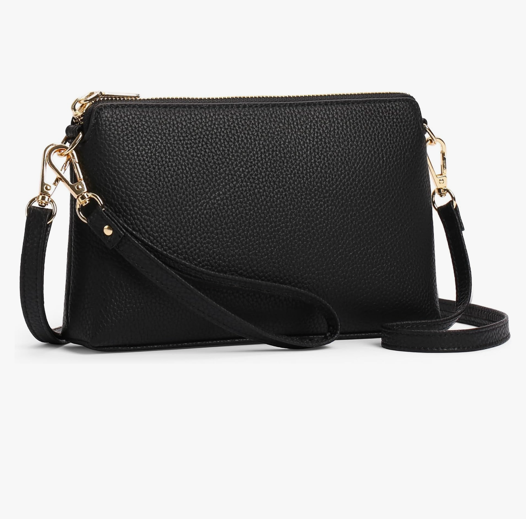 GAEKEAO Crossbody Bags for Women RFID Blocking Leather Cross Body Bag Purses Women's Crossbody Handbags with Wristlet Strap