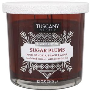 Tuscany Candle Sugar Plums 12Oz Pack of 2