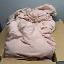 Bedsure Oversized King Comforter Set, Light Pink Soft Prewashed Bedding for All Seasons, 3 Pieces GentleSoft™ Bed Set, 1 Lightweight Comforter (120"x98") and 2 Pillowcases (20"x36")