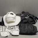 Disney Men's plus-size Jack Skellington Prestige Adult Costume (X-Large, Multi)
