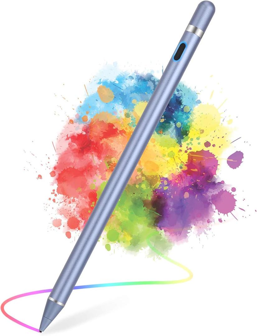 Active Stylus Pens for Touch Screens, Active Pencil Smart Digital Pens Fine Point Stylist Pen Compatible with iPhone iPad, Samsung/Android Smart Phone & Tablet Writing Drawing by maylofi