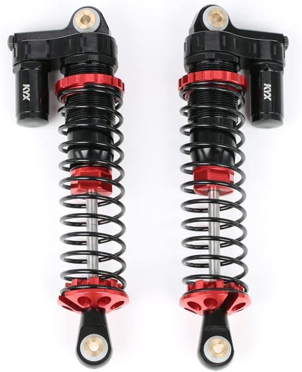 KYX Racing CNC Machined Aluminum 145mm Front Rear Suspension Shocks Upgrades Parts Accessories for 1/6 RC Crawler Car Axial SCX6 AXI05000