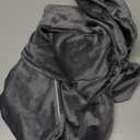 Pregnancy Pillow Cover J-shaped Replacement Pillowcase(Cover Only), Soft Full Body Pillow Case for Maternity Pillows, Provides Sleep and Pregnancy Support, 100% Velvet with Zipper, Universal Fit, Grey