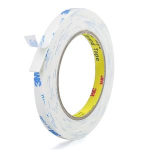 2 x 3M Double Sided Tape 0.39in x 16.5ft, Mounting Tape Heavy Duty, Removeable PE Foam Tape Strips, Strong Adhesive Tape Waterproof Free Damage for Paint Wall Picture Hanging Poster