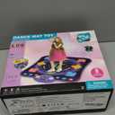 Dance Mat Toys for 3-12 Year Old Kids, Kids Dance Mat with Light-up 8-Button Wireless Bluetooth, Dance Pad Toy with 5 Game Modes, Christmas Birthday Toys Gifts for 3 4 5 6 7 8 9 10+ Year Old Girls