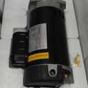 B2854 Square Flange Pool Pump Motor - 1.5HP, 3450 RPM, 56Y Frame | 115V/230V PSC Motor w/1.1 Service Factor | Compatible with Century, Smith & Major Pool/SPA Systems