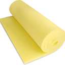 Yellow Foam Board, High-Density Upholstery Foam for Couch Cushion Replacement, Foam Padding for Cushions, Furniture, and DIY Projects, Durable Foam Pad for Chairs, Sofas, and Egg Crate Foam Inserts (79x39x1 IN)