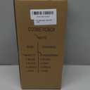 Johehe Toothbrush Organizer with Cover,3 Slots for Bathroom Toothbrush Holders with Lid,Dustproof Design,Rotating Holder,Ideal Makeup Brushes Holder for Bathroom Countertop Organization and Storage